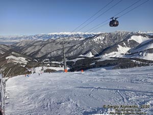 Словакия, горнолыжный курорт Ясна. Фото. На лыжных трассах. Лыжная трасса 1a.
