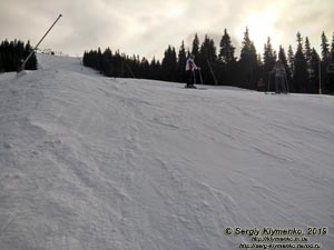 Словакия, горнолыжный курорт Ясна. Фото. На лыжной трассе 7.