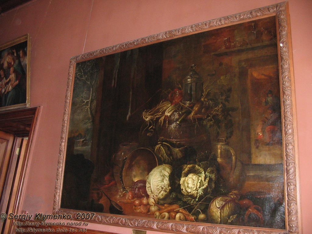 Алупка. Воронцовский дворец. Бильярдная. «Кладовая овощей», Петер Снейерс (1681-1752).