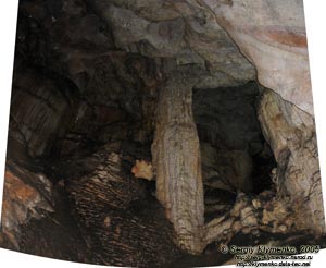 Пещера «Эмине-Баир-Хосар». Пейзаж нижней части Главного зала.