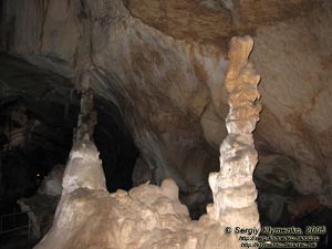 Пещера «Мраморная». В сталагмитовом царстве.