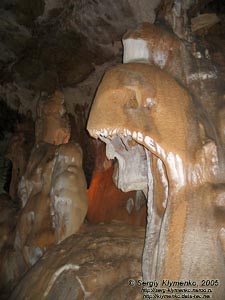 Пещера «Мраморная». Внутри пещеры.