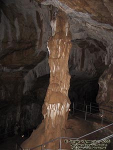 Пещера «Мраморная». Внутри пещеры.