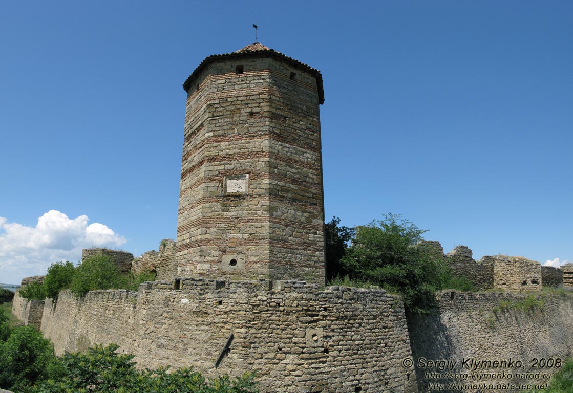Белгород-Днестровская крепость, башня "Овидия" ("Девичья").