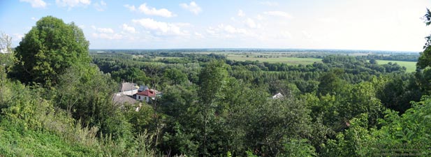Путивль, Сумская область. Фото. Вид, открывающийся с холма «Городок».