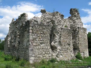 Закарпатская область, село Среднее. Фото. Романтические руины замка тамплиеров возле села Среднее.