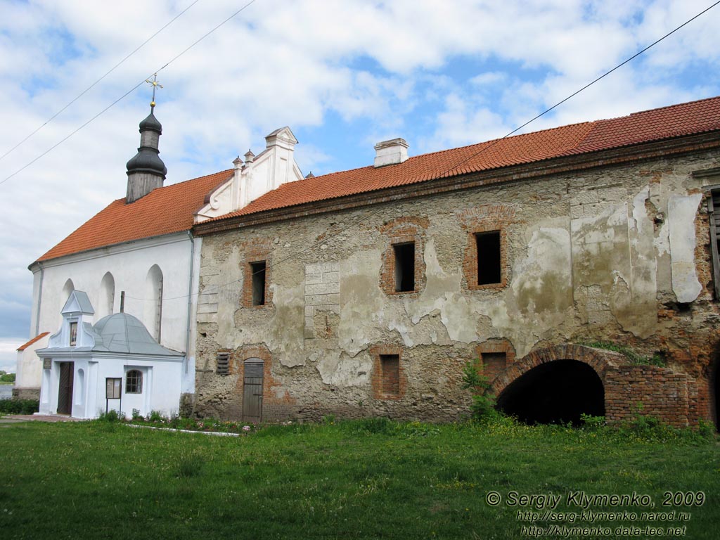 Подолье. Староконстантинов. Фото. Замок князей Острожских, 1561-1571 годы. Вид изнутри замка.