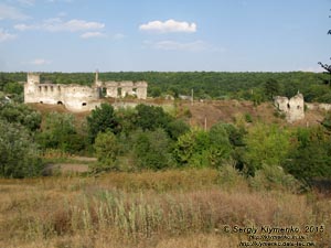 Тернопольская область, Сидоров. Фото. Сидоровский замок, общий вид с юго-запада.