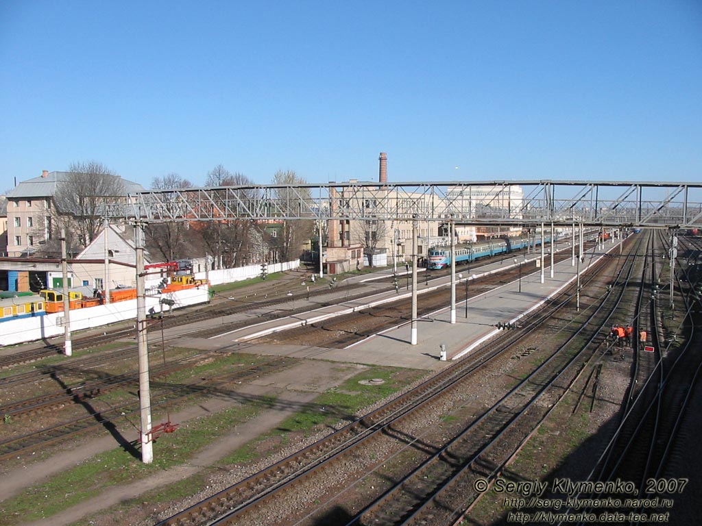Фото. Тернополь. Железнодорожный вокзал, апрель 2007