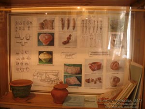 Вышгород, музей гончарства. Экспозиция, посвященная развитию гончарного производства из VI-II тыс. до н.э.