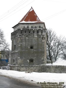 Тернопольская область. Скалат. Фото. Замок в Скалате. Восточная башня.