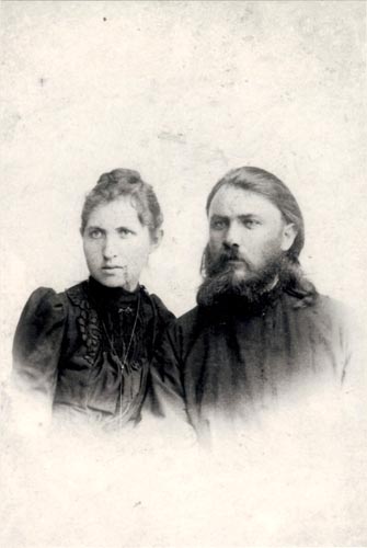 Михайло Іоаникієвич Любинський з дружиною Катериною Іванівною