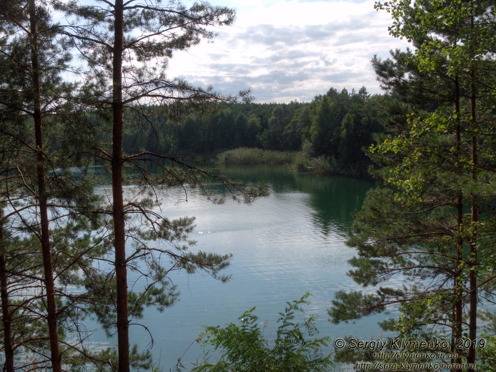 «Голубые озёра» (село Олешня, Черниговская область). Фото. Большое озеро (51°57'53"N, 31°10'06"E).