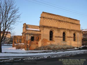 Броды. Фото. Большая синагога (руины), памятник архитектуры, 1742 год.