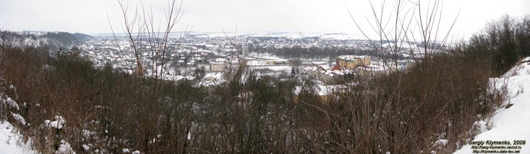 Галич. Фото. Панорама Галича от стен Галицкого замка.