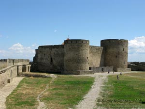 Белгород-Днестровская крепость, вид на цитадель.