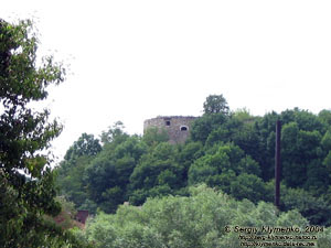 Теребовля, Тернопольская область. Замок, 1631 г. Вид на замок со стороны города.