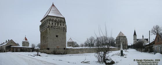 Тернопольская область. Скалат. Фото. Замок в Скалате. Вид с юго-запада.